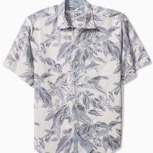 Tommy Bahama Frondly Survivor Silk Camp Shirt (Big & Tall) – NWT
